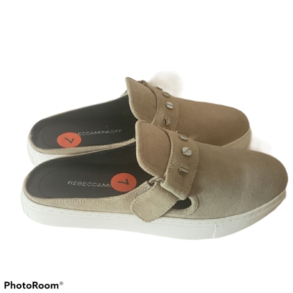 Rebecca Minkoff studded slip on Sneaker nwot 7 clog slides - Picture 8 of 8